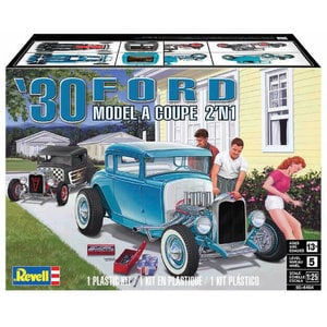 Revell Monogram . RMX 1/25 '30 Ford Model A Coupe 2'n1