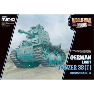 Meng . MEG World War Toons German Light Panzer 38(T)