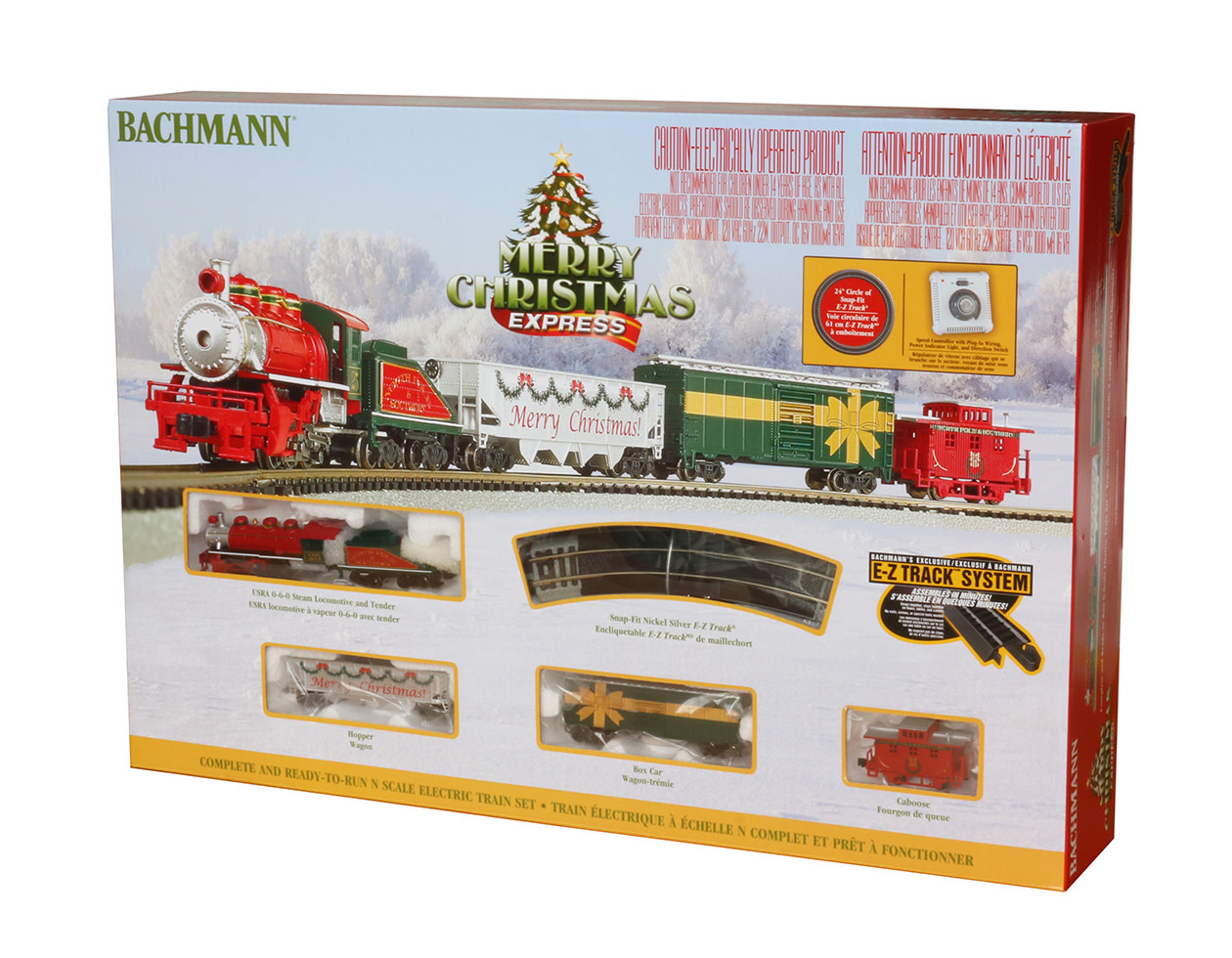 tabletop christmas train set