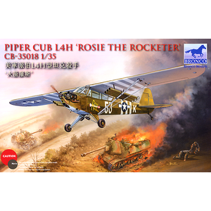 Bronco Models . BRC 1/35 Piper Cub L4H Rosie The Rocketeer Aircraft Model Kit