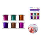 CraftMedley . CMD Beading Jewelry Wire  28g Metallic 6 Spools Asst 3m Spools