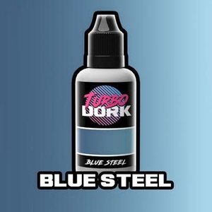 Turbo Dork . TRB Blue Steel Metallic Acrylic Paint 20ml Bottle