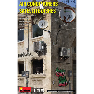 Miniart . MNA 1/35 Air Conditioners & Satellite Dishes