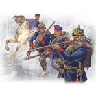 Icm . ICM 1/35 Prussian Line Infantry (1870-1871) (4 figures - officer on horse, 3 soldiers)