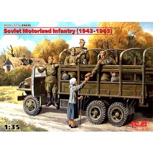 Icm . ICM Soviet Motorized Infantry (1943-1945), (5 figures)