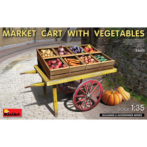 Miniart . MNA 1/35 Market Cart with Vegetables