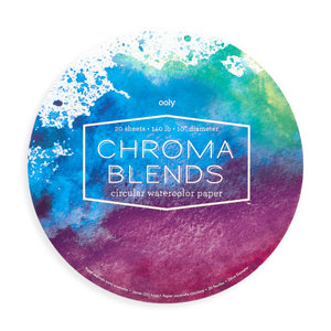 Ooly . OLY Chroma Blends Circular Watercolor Paper Pad