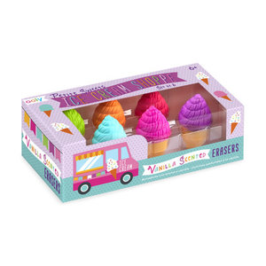 Ooly . OLY Petite Sweets Ice Cream Shoppe Scented Erasers Set Of 6