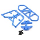 RPM . RPM Rear Bumper (Blue) (Slash 4x4)