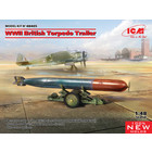 Icm . ICM 1/48 WWII British Torpedo Trailer (100% new molds)