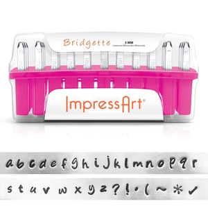 IMPressArt . IAD (DISC) ImpressArt - Lowercaes 3mm - Bridgette (Font)