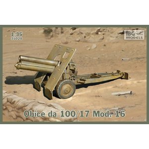 IBG Models . IBG 1/35 Obice da 100/17 Mod. 16 (Italian version of Skoda 100mm)