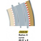 Scalextric . SCT BORDER/BARRIER-OUTER 22.5DEG (