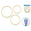 CraftMedley . CMD Brass Rings 3/Pkg