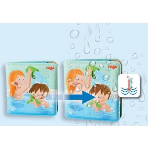 HABA . HAB Paul and Pia Magic Color Changing Wash Away Bath Book