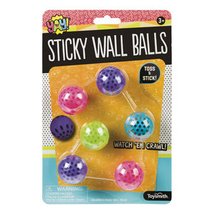 Toysmith . TOY Sticky Wall Balls