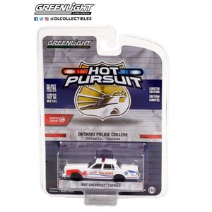 Green Light Collectibles . GNL 1:64 Hot Pursuit Series 39 - 1987 Chev Caprice Ont. Pol .Col