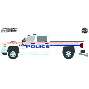 Green Light Collectibles . GNL 1/64 2018 Ford Chevrolet 3500 Durham Region Police