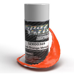 Spaz Stix . SZX Dark Orange Metallic Aerosol Paint, 3.5oz Can
