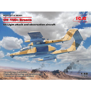 Icm . ICM 1/48 OV-10D+ Bronco, US Attack Aircraft