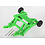 Traxxas . TRA Wheelie bar, assembled (green): 2WD