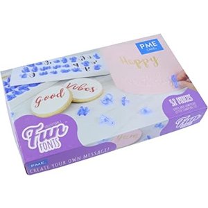 PME Crafts . PME PME Fun Fonts Letter Stamping Set