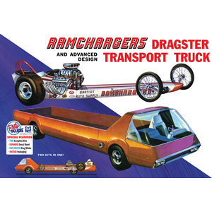MPC . MPC RAMCHARGERS DRAGSTER & TRANSPORT TRUCK (1/25)