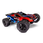 Traxxas . TRA Rustler 4X4 1/10 4WD Stadium Truck RTR - Red with LED