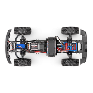 Traxxas . TRA TRX-4M™ Scale and Trail® Crawler with 1/18 scale Land Rover® Defender® Body Blue