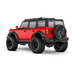 Traxxas . TRA TRX-4M™ Scale and Trail® Crawler with 1/18 scale Ford® Bronco® Body Molded in Red