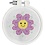 Janlynn . JLY Flower Power Janlynn/Kid Stitch Mini Counted Cross Stitch Kit 3" Round