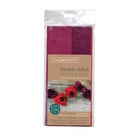 Lia Griffith . LGN Sangria & Aubergine/Cherry & Raspberry Extra Fine Crepe Paper Dbl Sided 2/Pkg