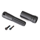 Traxxas . TRA Driveshafts, center front/ 4mm screw pin
