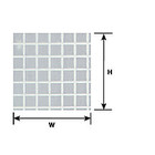 Plastruct . PLS 15/64" SQUARE TILE SHEET