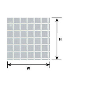 Plastruct . PLS 15/64" SQUARE TILE SHEET