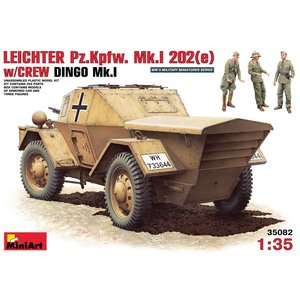 Miniart . MNA 1/35 Leichter Pz.Kpfw. Mk.1 202 (e). w/Crew Dingo Mk.1