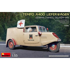 Miniart . MNA 1/35 Tempo A400 Lieferwagen. German 3-Wheel Delivery Van