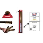 K&S Engineering . KSE BRASS TELESOPIC TUBING (.014 WALL X 12'') 4PCS (7/16'' - 17/32'' O.D)