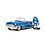 Jada Toys . JAD 1/24 "Hollywood Rides" 1956 Cadillac with BLUE M&M’s