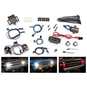 Traxxas . TRA TRAXXAS LED Light Set, w/Power Supply. (Headlights, Taillights, Markers & Dist. Block) (Fits 9111, 9112 body)
