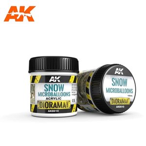 A K Interactive . AKI Snow Microballoons Powder Texture Acrylic 100ml