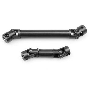 APS Racing . APS APS Hardened Steel Center Driveshaft Black for Axial SCX24 set of 2