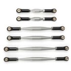 APS Racing . APS Stainless Steel Turnbuckle Linkage Set for Axial SCX24 Deadbolt Set of 6