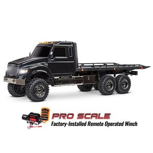 Traxxas . TRA TRX-6 Ultimate RC Hauler: 1/10 Scale 6X6 Electric Flatbed Truck