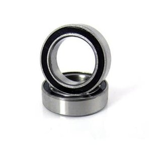 Traxxas . TRA Traxxas Ball bearings, black rubber sealed (10x15x4mm) (2)