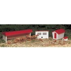 Bachmann Industries . BAC HO FARM BUILDINGS & ANIMALS