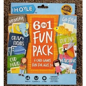 Bicycle Playing Cards . BPC Bicycle - Hoyle 6-In-1 Fun Pack PDQ