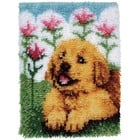 Caron . CAR Latch Hook - Flower Pup