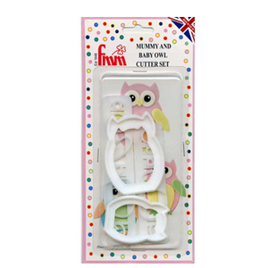 CK Products . CKP Mummy And Baby Owl Cutters 4 Piece Set