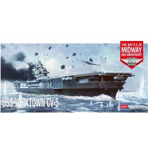 Academy Models . ACY 1/700 USS Yorktown CV-5 "Battle of Midway"